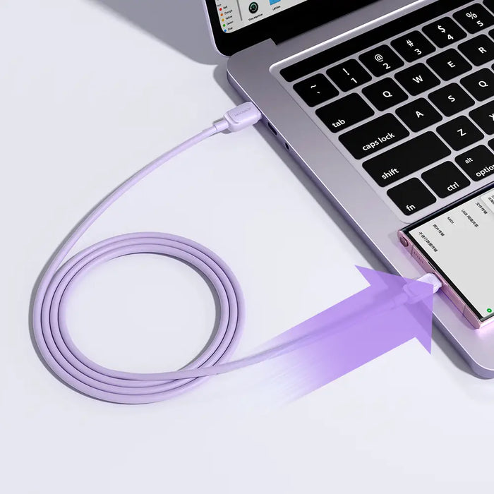 Кабел Joyroom S - AC027A14 USB към USB - C 3A 1.2m лилав