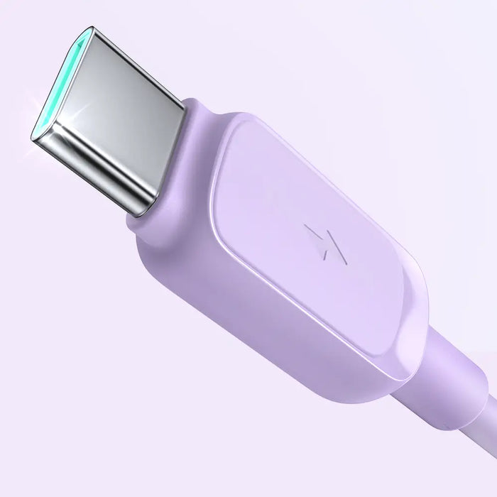 Кабел Joyroom S - AC027A14 USB към USB - C 3A 1.2m лилав