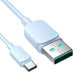 Кабел Joyroom S - AC027A14 USB към USB - C 3A 1.2m син