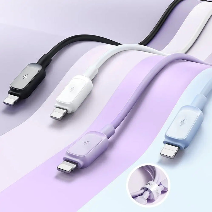 Кабел Joyroom S - AL012A14 USB към Lightning 2.4A 1.2m бял