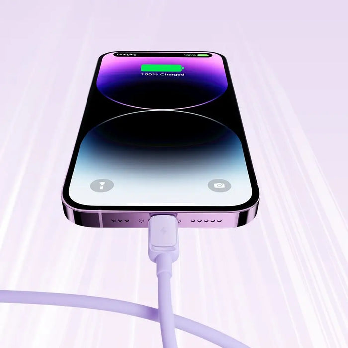 Кабел Joyroom S - AL012A14 USB към Lightning 2.4A 1.2m лилав