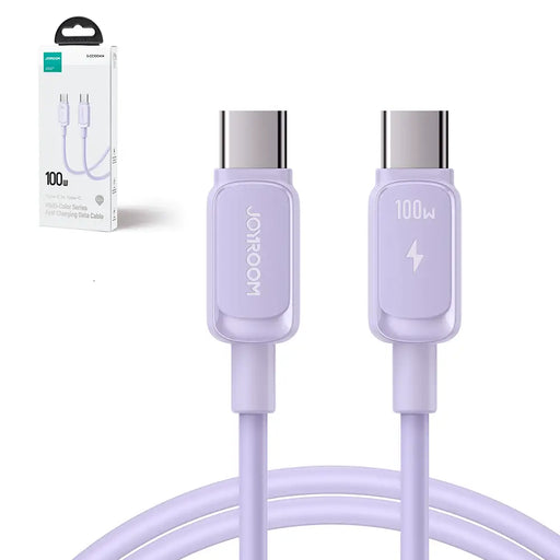 Кабел Joyroom S - CC100A14 USB - C към 100W 1.2m лилав