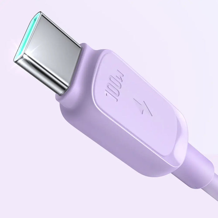 Кабел Joyroom S - CC100A14 USB - C към 100W 1.2m лилав