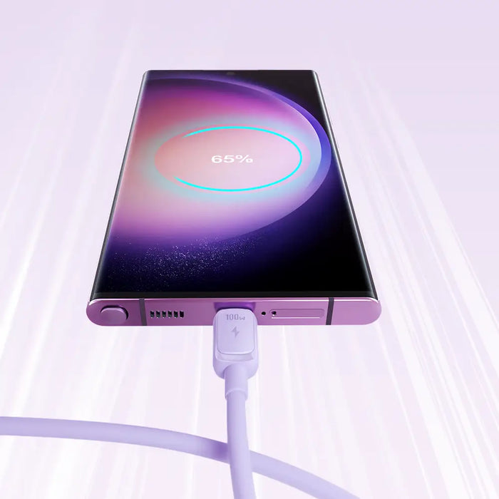 Кабел Joyroom S - CC100A14 USB - C към 100W 1.2m лилав