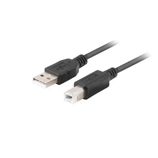 Кабел Lanberg Cable USB-A(M)->USB-B(M) 2.0 Ferrite