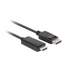 Кабел Lanberg display port (M) V1.1 -> HDMI (M) cable 1.8m