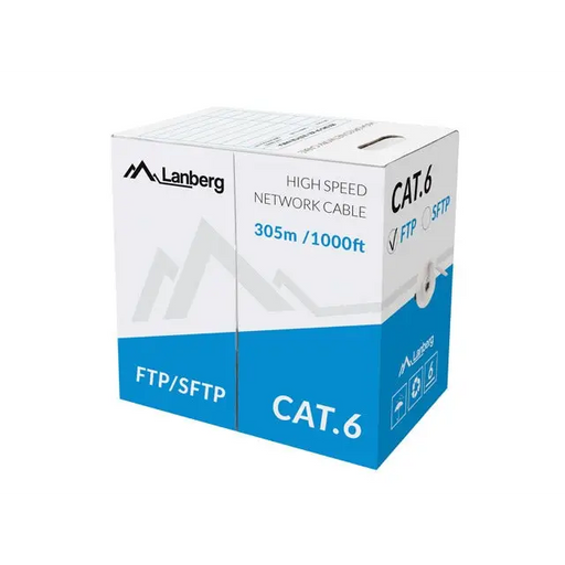 Кабел Lanberg Lan Cable FTP Cat.5e 305m Solid CU CPR