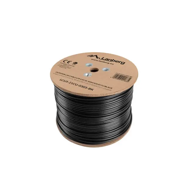 Кабел Lanberg LAN cable UTP Cat.5e 305m Outdoor Solid