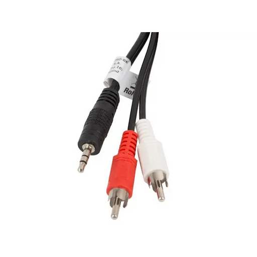 Кабел Lanberg mini jack 3.5mm (M) 3 pin - > 2X RCA