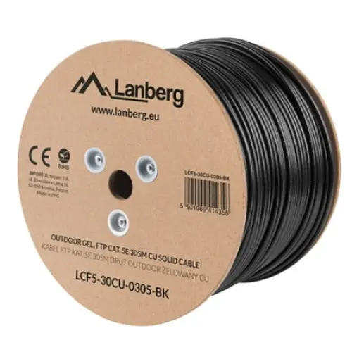 Кабел Lanberg outdoor LAN cable gel - filled FTP