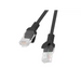 Кабел Lanberg patch cord CAT.5E 0.25m black