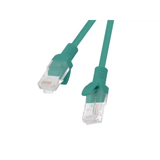 Кабел Lanberg patch cord CAT.5E 0.25m green