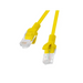 Кабел Lanberg patch cord CAT.5E 0.25m yellow