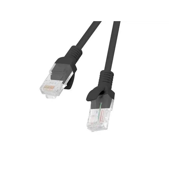 Кабел Lanberg patch cord CAT.5E 0.5m black