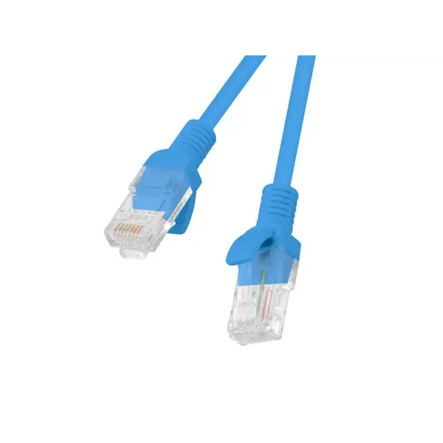 Кабел Lanberg patch cord CAT.5E 1m blue