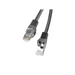 Кабел Lanberg patch cord CAT.5E FTP 15m black