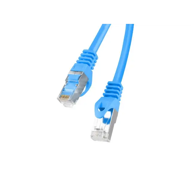 Кабел Lanberg patch cord CAT.6 FTP 0.25m blue