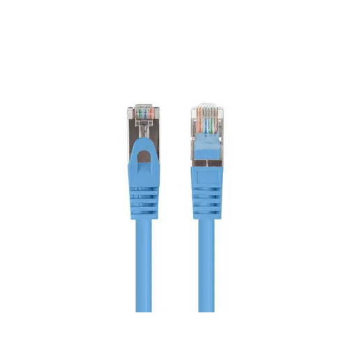 Кабел Lanberg patch cord CAT.6 FTP 1m blue 10 pack