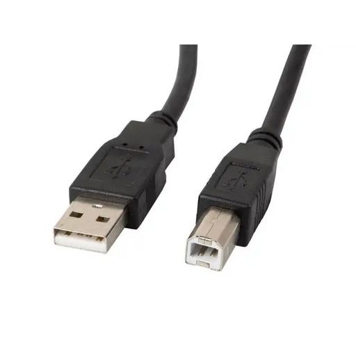 Кабел Lanberg USB - A (M) - > USB - B 2.0 cable 1.8m black