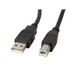 Кабел Lanberg USB - A (M) - > USB - B 2.0 cable 3m black