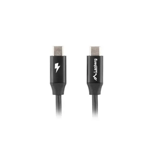 Кабел Lanberg USB-C M/M 2.0 cable 0.5m Quick Charge 4.0