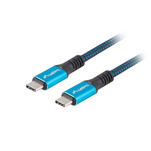 Кабел Lanberg USB-C M/M 4.0 cable 1.2m 100W 8K 30HZ