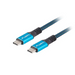 Кабел Lanberg USB-C M/M 4.0 cable 1.2m 100W 8K 30HZ