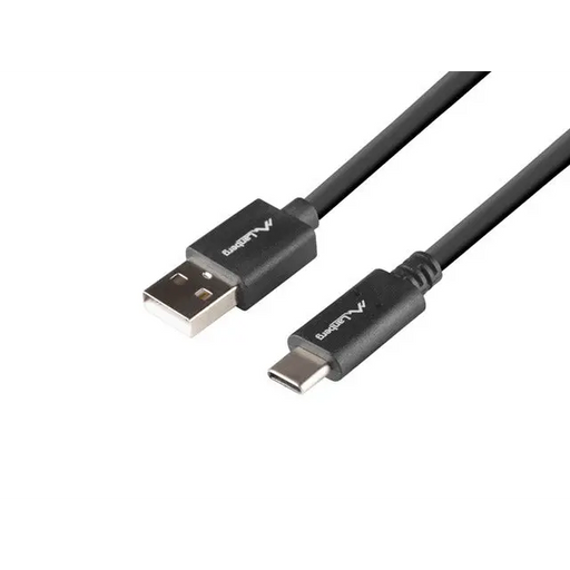 Кабел Lanberg USB-C(M) -> USB-A(M) 2.0 cable 1m QC