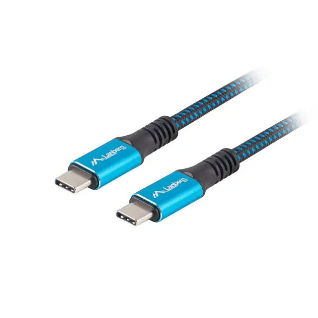 Кабел Lanberg USB-C(M) -> USB-C (M) 4.0 cable 0.5m