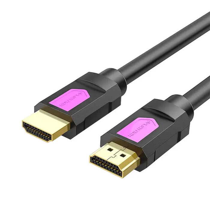 Кабел Lention HDMI 4K High-Speed към HDMI 0.5m черен