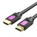 Кабел Lention HDMI 4K High-Speed към HDMI 3m черен