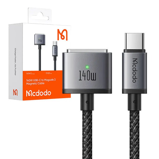 Кабел Mcdodo CA-1470 USB-C / Magsafe 3 PD 140W 2m черен