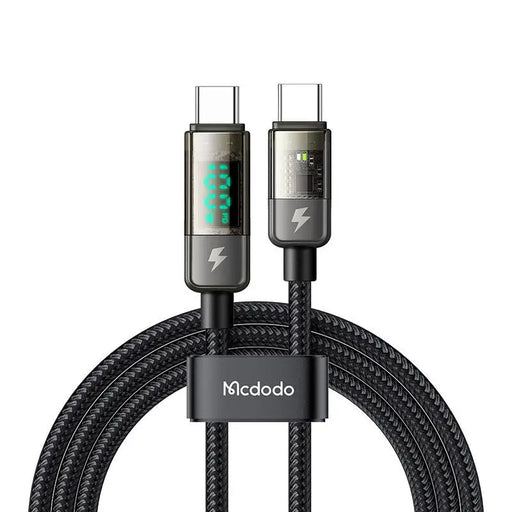 Кабел Mcdodo CA-3610 USB-C / USB-C PD 100W 1.2m черен