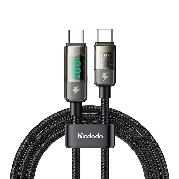 Кабел Mcdodo CA-3611 USB-C / USB-C PD 100W 1.8m черен