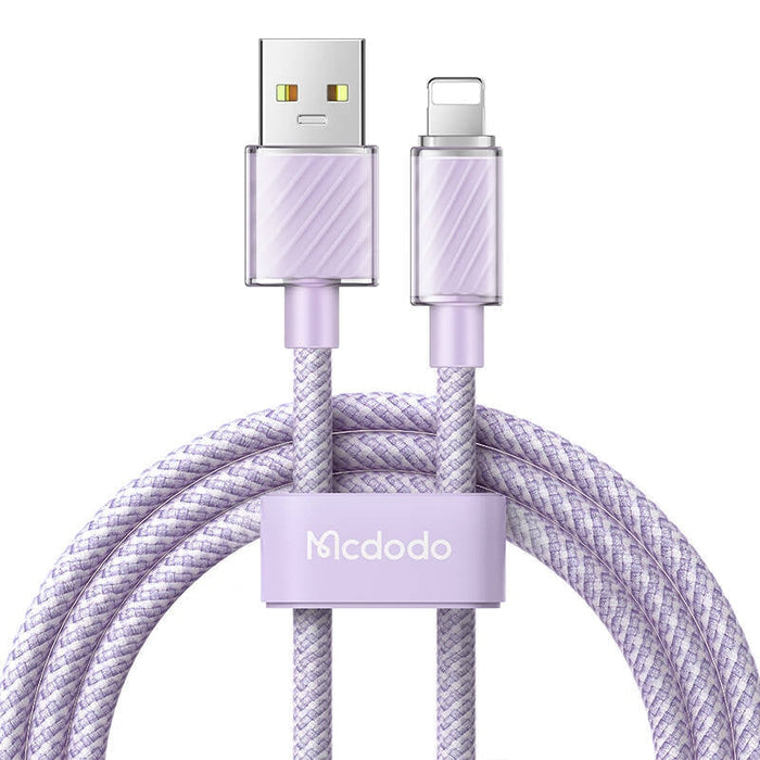 Кабел Mcdodo CA-3642 USB-A към Lightning 1.2m лилав