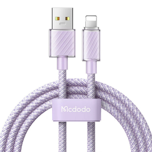 Кабел Mcdodo CA-3645 USB-A към Lightning 2m лилав