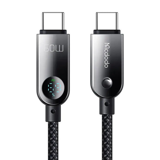 Кабел Mcdodo CA-4780 USB-C / USB-C 60W 1.2m черен