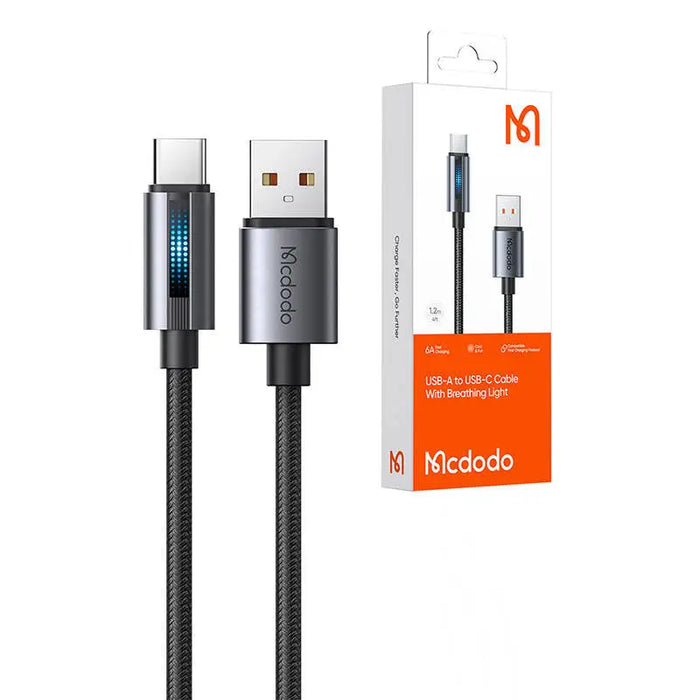 Кабел Mcdodo CA-5180 USB-A / USB-C 1.2m черен