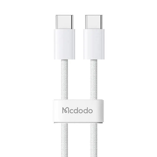 Кабел Mcdodo CA-5690 USB-C / USB-C cable 60W 1m бял