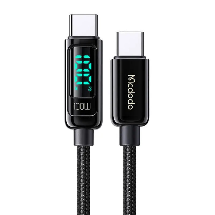 Кабел Mcdodo CA-8820 100W USB-C / USB-C 1.2m черен