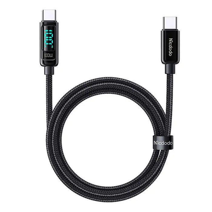 Кабел Mcdodo CA-8820 100W USB-C / USB-C 1.2m черен