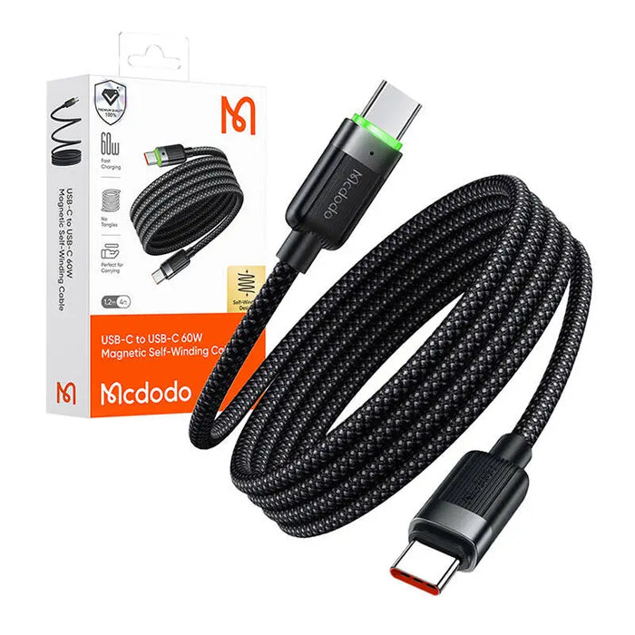 Кабел Mcdodo CCA-2000 USB-C / USB-C 60W 1.2m