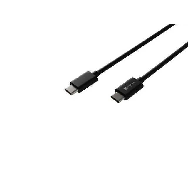 Кабел Natec USB-C(M) -> USB-C (M) 2.0 cable 1m pd 100w Black