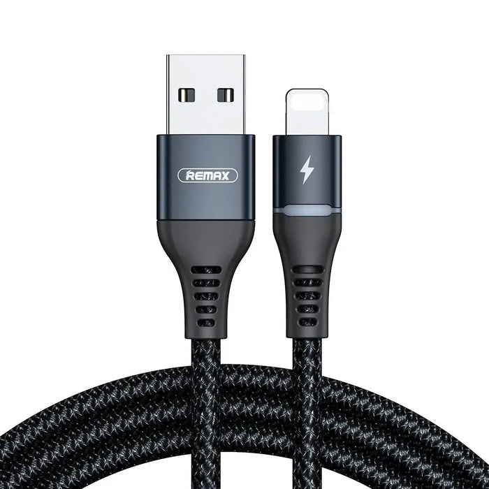 Кабел Remax Durable Nylon USB към Lightning с LED