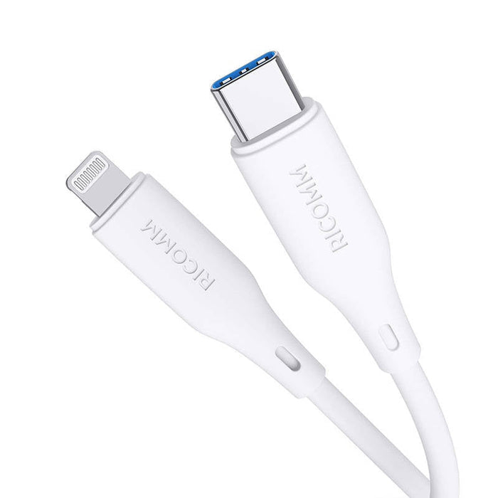 Кабел Ricomm RLS007CLW USB-C към Lightning 2.1m