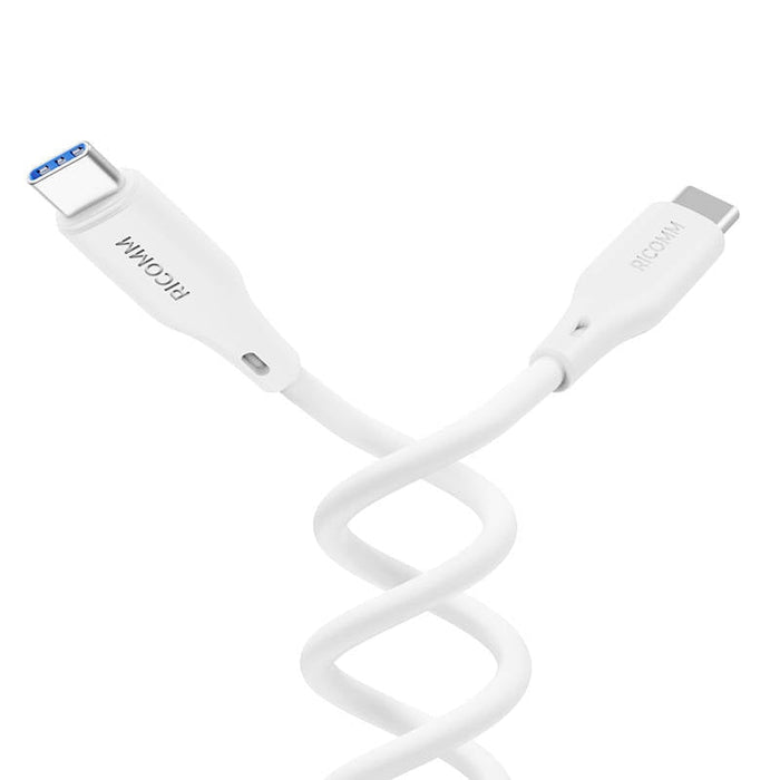 Кабел Ricomm RLS307CCW USB-C към USB-C 2.1m