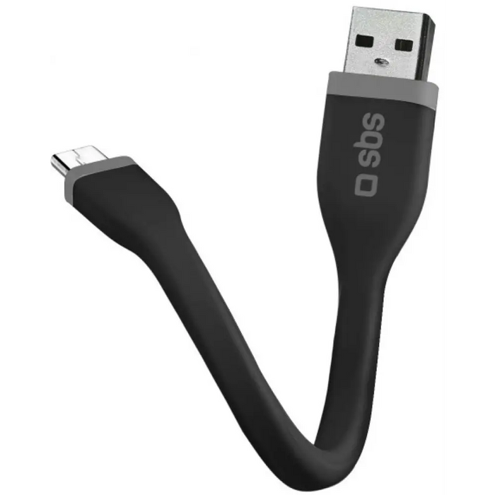 Кабел SBS Charge and Sync USB-micro-USB 12cm