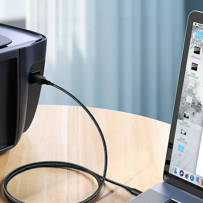 Кабел Ugreen US370 USB-C / USB-B printer 2 метра черен