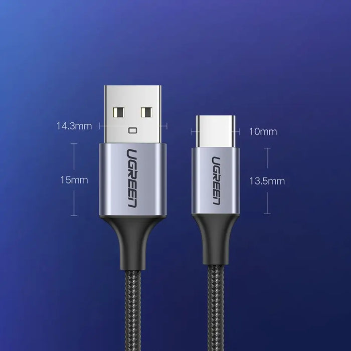 Кабел Ugreen USB към Type - C Quick Charge 3.0 3A