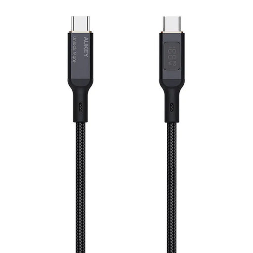 Кабел USB-C / USB-C Aukey CB-MCC102 100W 1.8m черен